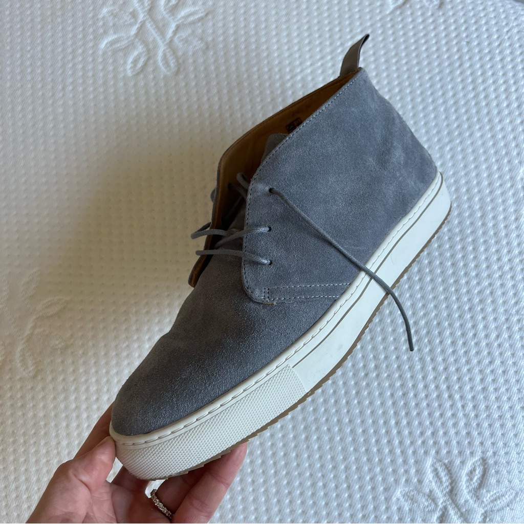 Men's Gray Greats Suede Chukka Sneakers